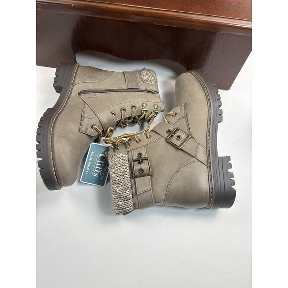 Cliffs By White Mountain Marlee Womens Ankle Boot Stone Size 8.5 W - Picture 13 of 16